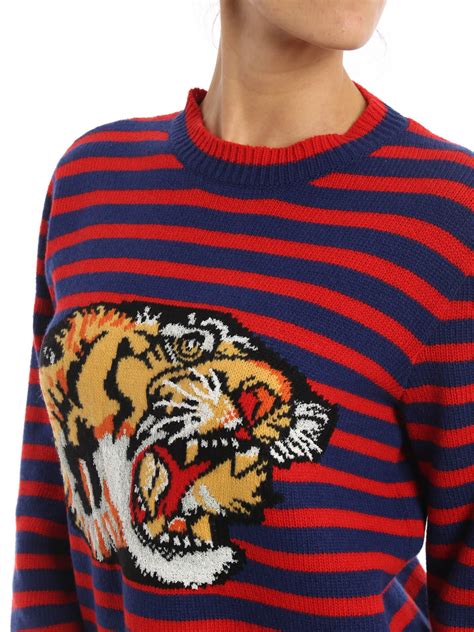 gucci wool sweater womens|gucci tiger sweater women.